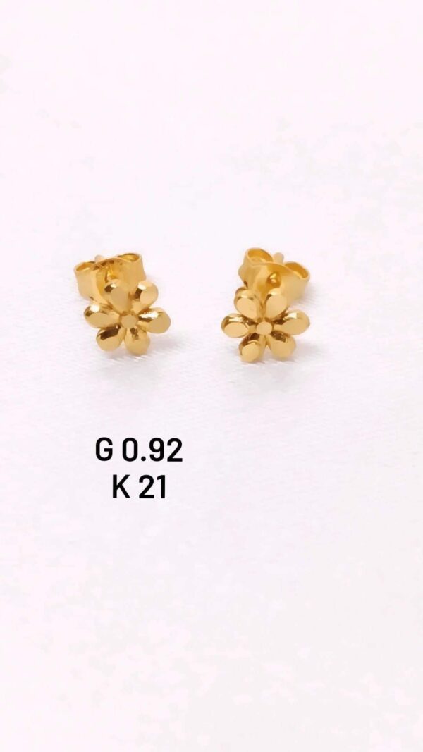 0,92g _21k_earring_flowers