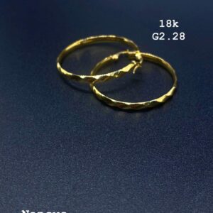 2,28g _18k _Hoop_earring