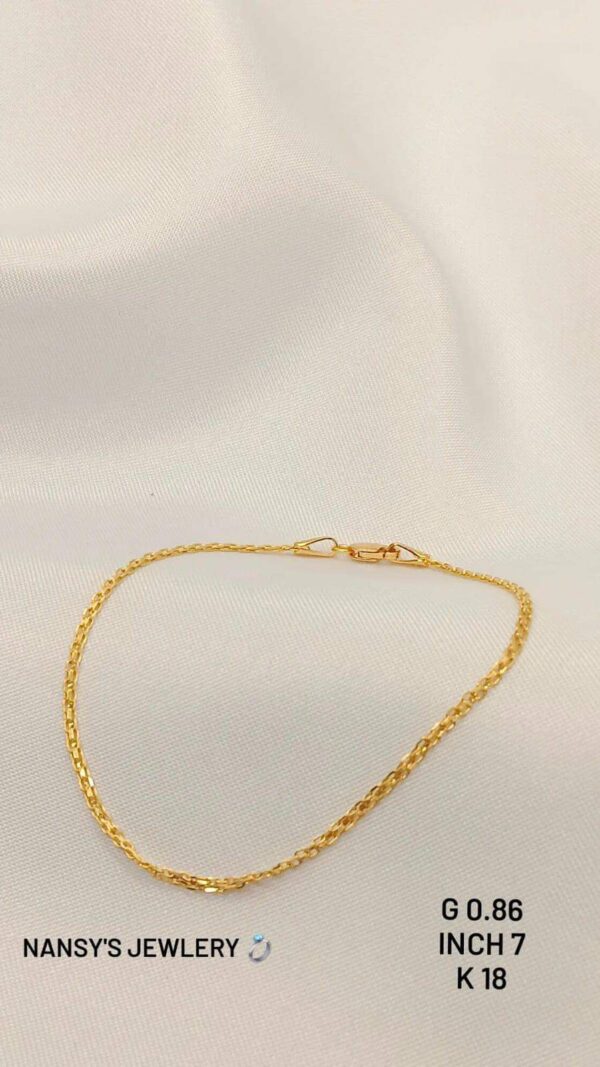 0.90g _18k_bracelet_7 inch