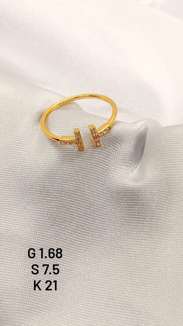 1.68g _ 21k_Tiffany_ring _size_7.5