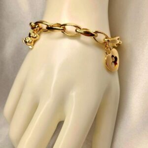 11.62g _18k_bracelet_with_charm_7inch