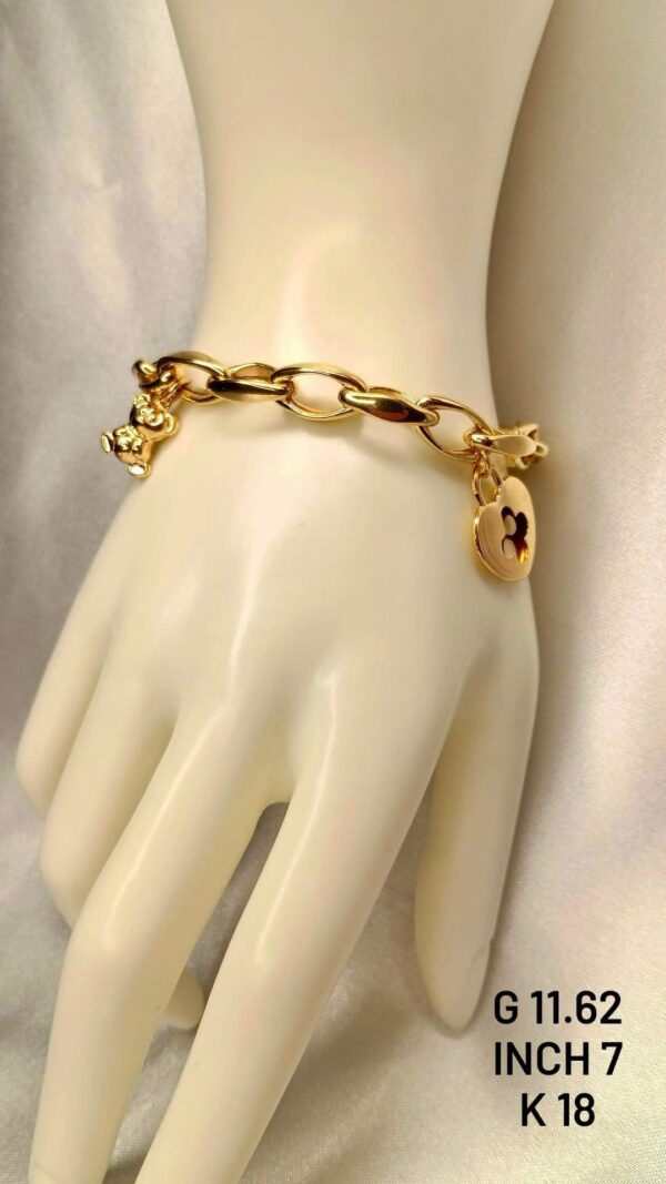 11.62g _18k_bracelet_with_charm_7inch