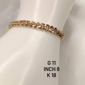 11g_ men_bracelet_8inch_ 18k