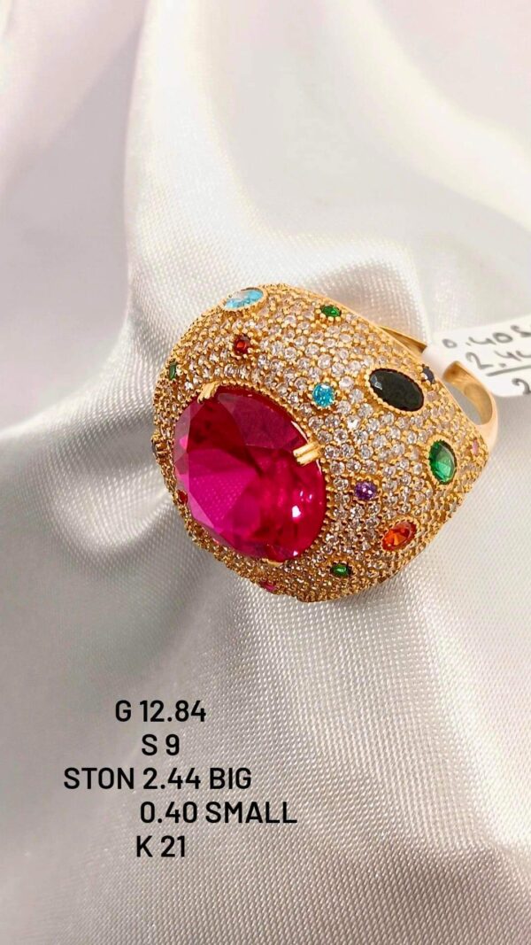 12.84g _21k_ring_red_stone_size 9