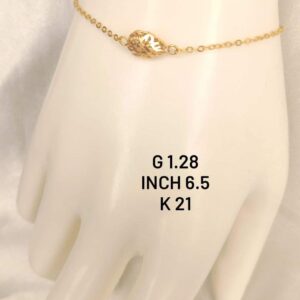 1,28g _6,5inch_ bracelet_21k