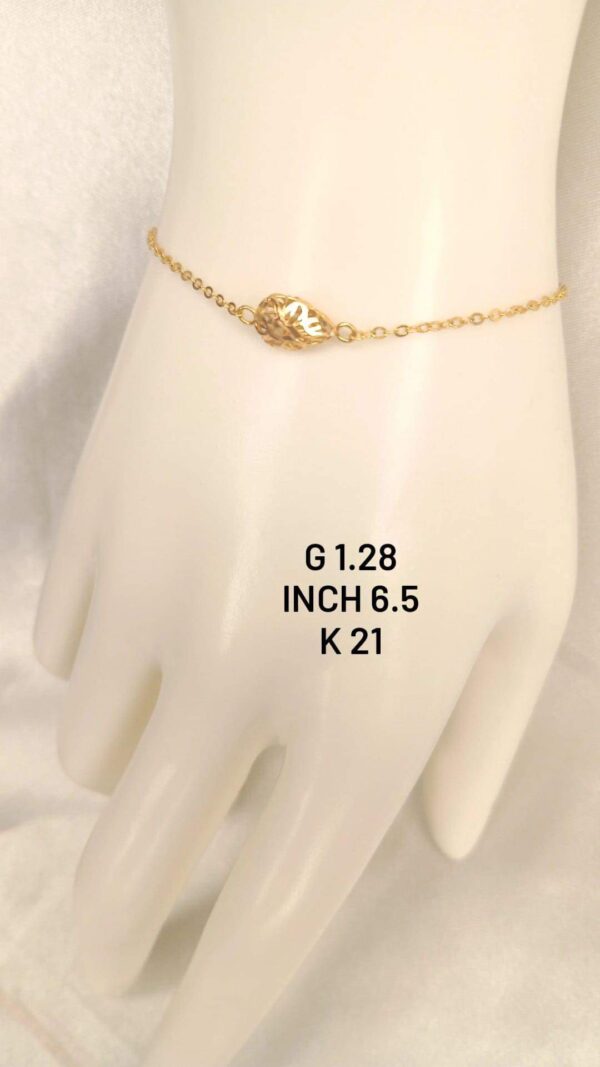 1,28g _6,5inch_ bracelet_21k