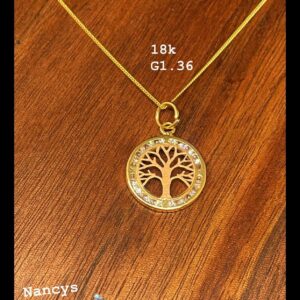 1,36g _pendant _18k