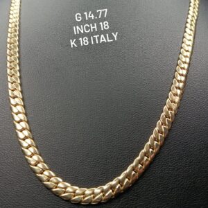 14,77g _18k_18inch_ unisex_chain