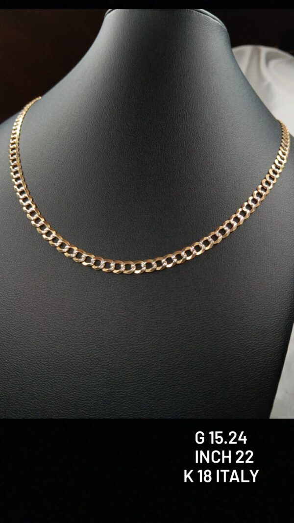 15,24g_18k_22inch_ unisex_chain