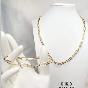 16,09g _21k set_necklace_20inch _bracelet _7inch