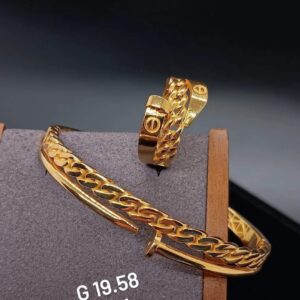 19,58g _21k_bracelet_with_ring_size 8