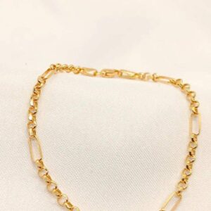 2.26g _18k_bracelet_paper_clip_7 inch