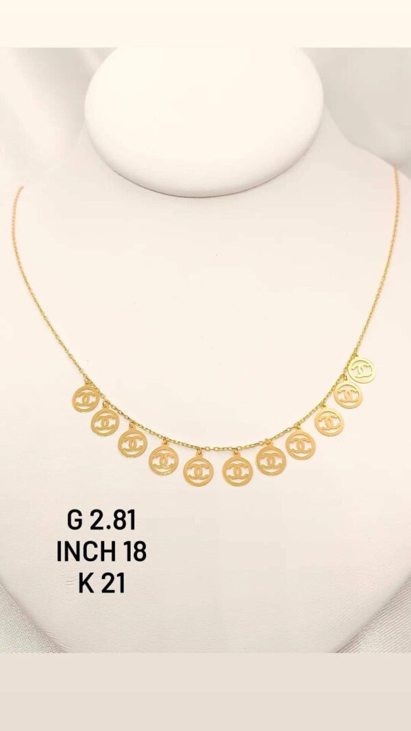 2.81g _21k_necklace_Chanel_18inch