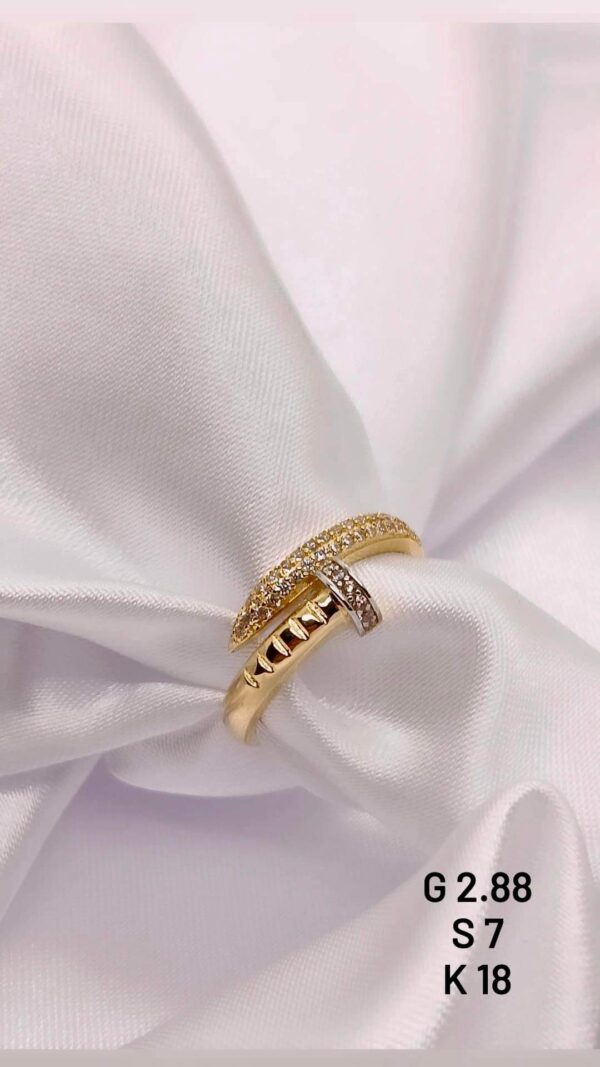 2.88g _18k_ring_Cartier_ Size_7