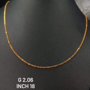 2,06g _21k_necklace_18inch