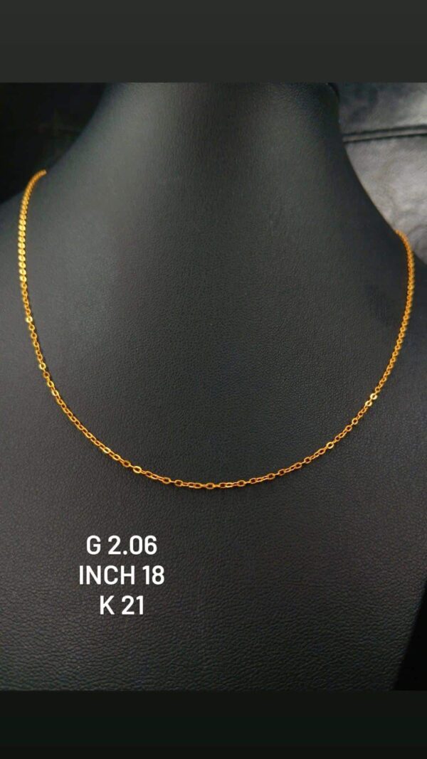 2,06g _21k_necklace_18inch