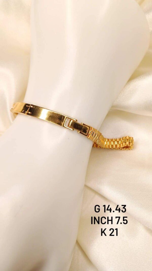 21k _14,43g _Rolex_bracelet_7,5inch