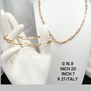 21k_set _16,9g _bracelet_with_necklace