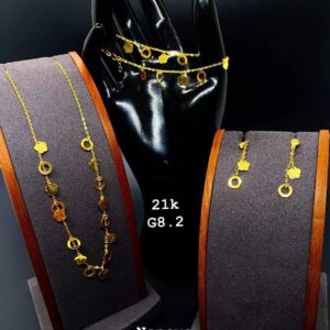 21k_set_8,2g _bracelet_necklace_and_earring