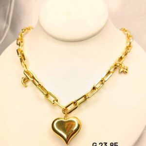 23.85g _18k_necklace_with_charm_18inch