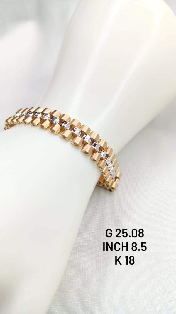 25,08g _unisex_Rolex_bracelet_ 8,5inch _18k