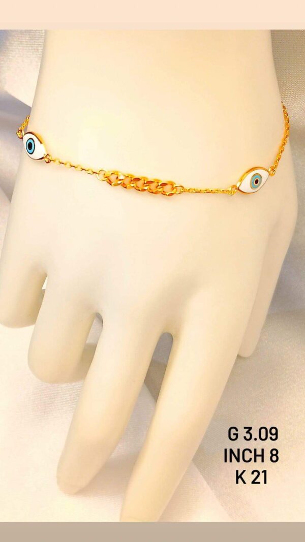 3,09g _21k_bracelet_eyes_8 inch