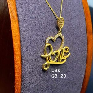 3,20g _pendant_18k