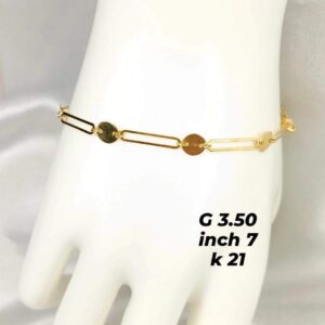 3,50g _ 7inch_ 21k_bracelet