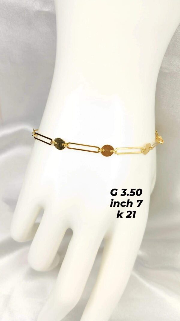 3,50g _ 7inch_ 21k_bracelet