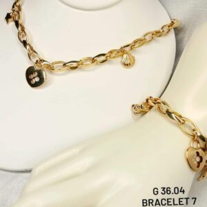 36.04g _18k_necklace_18inch_and_bracelet _7inch