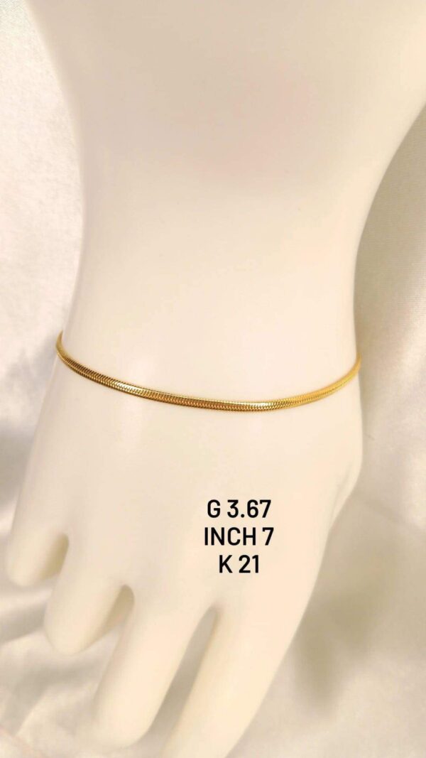 3,67g _7inch_ 21k_bracelet