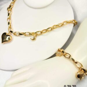 39.70g _18k_necklace_18inch_and_bracelet _7,5inch