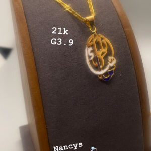 3,9g _pendant _21k