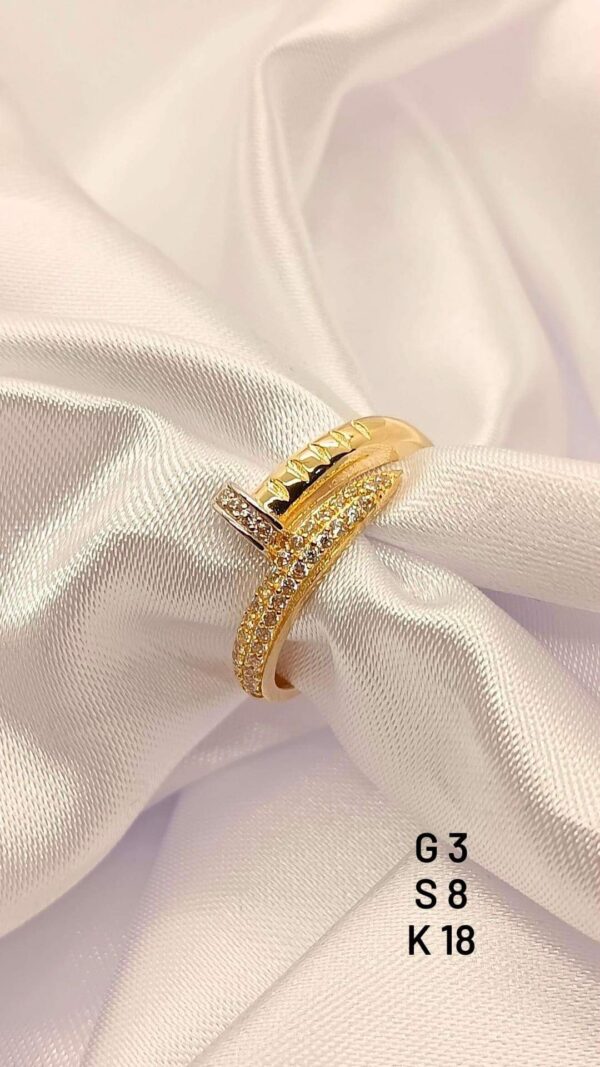 3g _18k_Cartier_ring _size 8