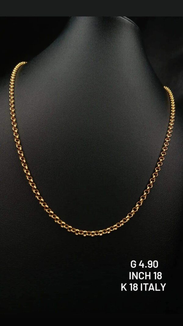 4.90g_ 18 inch_ unisex_chain_18k_Italy