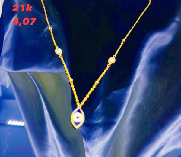 4,07g _21k _ necklace_eye