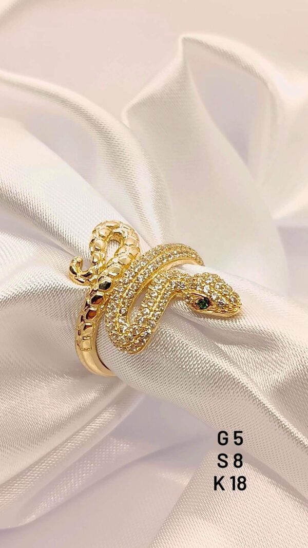 5g _18k_snake_ring _size 8