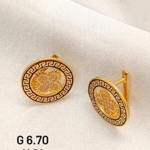 6.70g _21k_earring_Versace