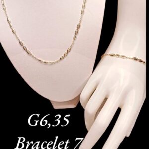 6,35g _necklace_16inch_ bracelet_7_18k