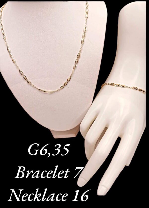 6,35g _necklace_16inch_ bracelet_7_18k