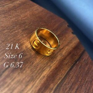 6,37g _size 6_ 21k_ring