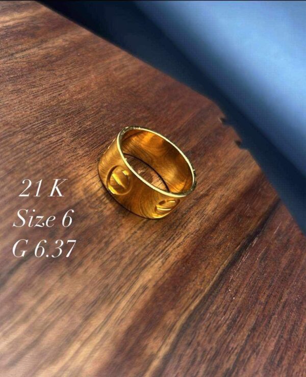 6,37g _size 6_ 21k_ring