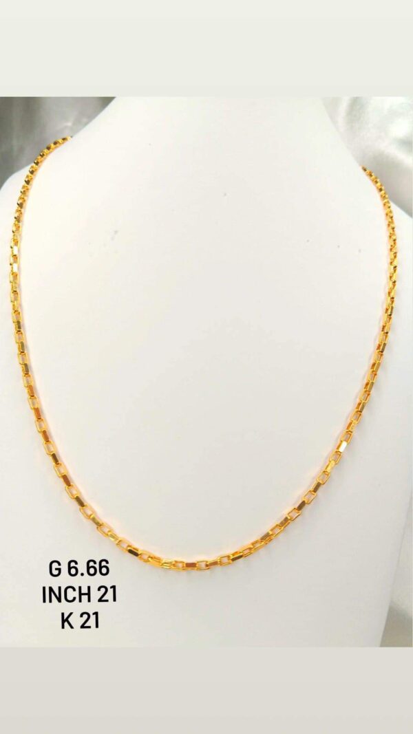 6,66g _21k_necklace_21inch