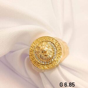 6,85g _18k-Versace_ring _size_9,5