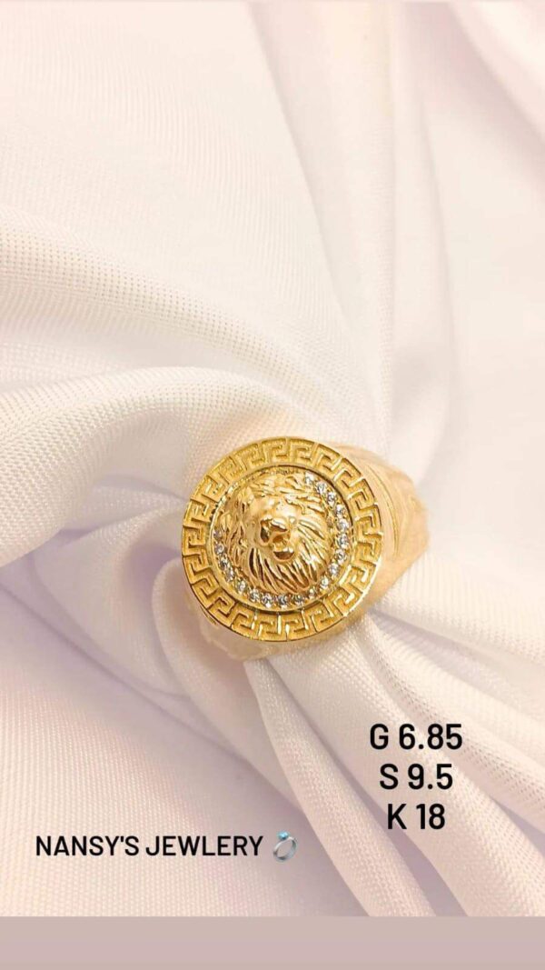 6,85g _18k-Versace_ring _size_9,5