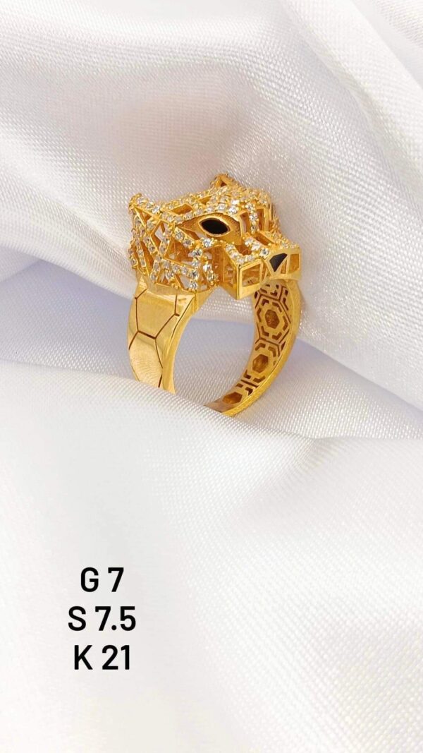 7g _21k tiger_ring _size_7.5