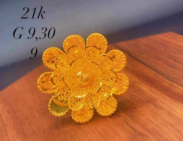 9,30g _21k ring_flower