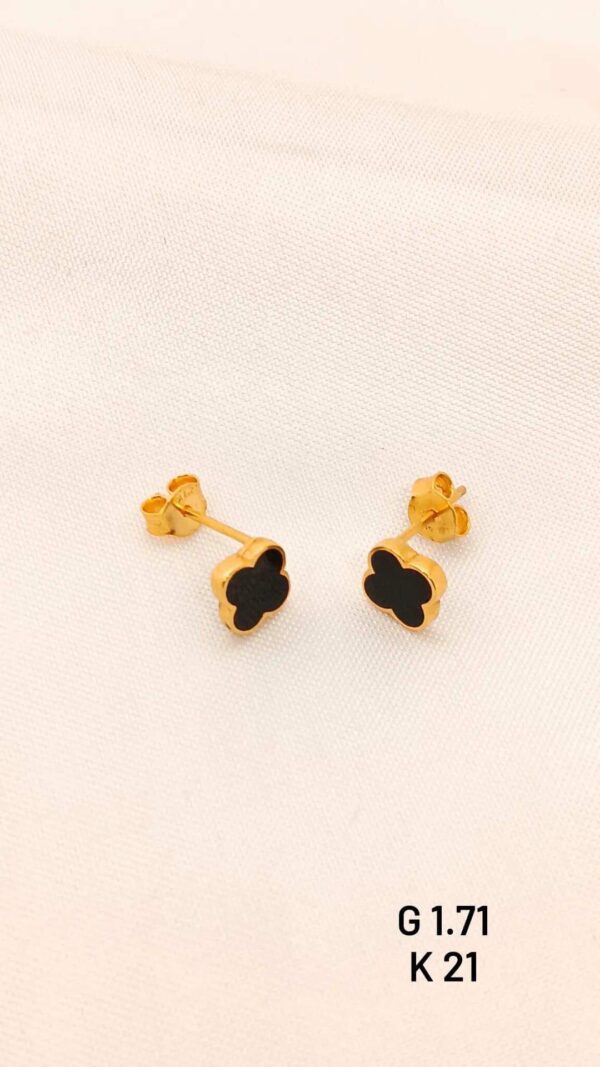 Earring_21k _1.71g_black_van_cleef